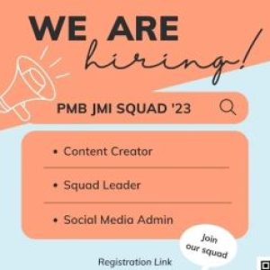 OPEN RECUITMENT PMB JMI SQUAD 2023