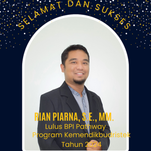 Membanggakan Dosen JTIK Raih BPI Pathway Program