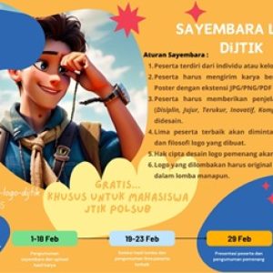 Mari Salurkan Kreativitas dan Design Skill Kamu Lewat Sayembara Logo di JTIK. Ada Hadiah Menarik Loh!