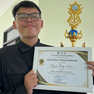 Selamat Kepada Qeyla Raiq Alva atas Terpilihnya sebagai Pemenang PILMAPRES Polsub Tahun 2025