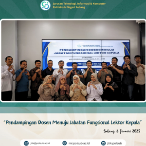 Pendampingan Dosen Menuju Jabatan Fungsional Lektor Kepala