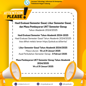 Yeay Libur Telah Tiba, Jangan Lupa Untuk Registrasi Ulang!